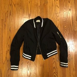 Sporty Chic Bomber Jacket